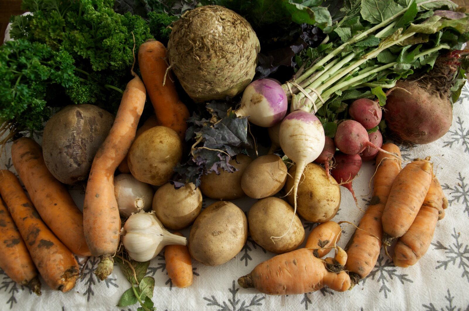 Photo of CSA veggies - https://www.flickr.com/photos/24415055@N00/8201835456/